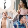 Stainless Steel Tongue Scraper Travel Tongue Scraper | Care Cleaning Tool, Fan Shape Tongue Scraper with Wide Ergonomic Handle for Utili view 4