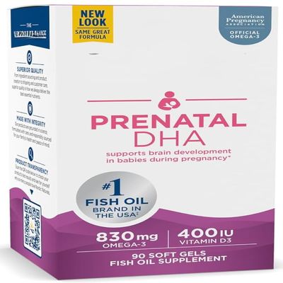 Prenatal DHA Fish Oil, 830 mg Omega 3s, 90 Softgels