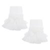 Homoyoyo Lace False Sleeve Decorative Frilled Woman Cuff under Dresses Half Sleeve view 1
