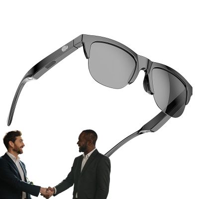 AI Translator Glasses - Business Interpretation Eyeglasses | Smart AI Eyewear Lightweight Over 100 Languages Blue Blocking for Men Reading Meeting Business