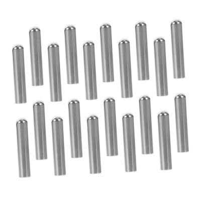 VALICLUD 20pcs Metal Shoelace Tips Aglets Silver Finish Diy Shoelace Accessories Replacement Caps for Standard Shoe Laces Suitable for Sneakers and Casual Shoes