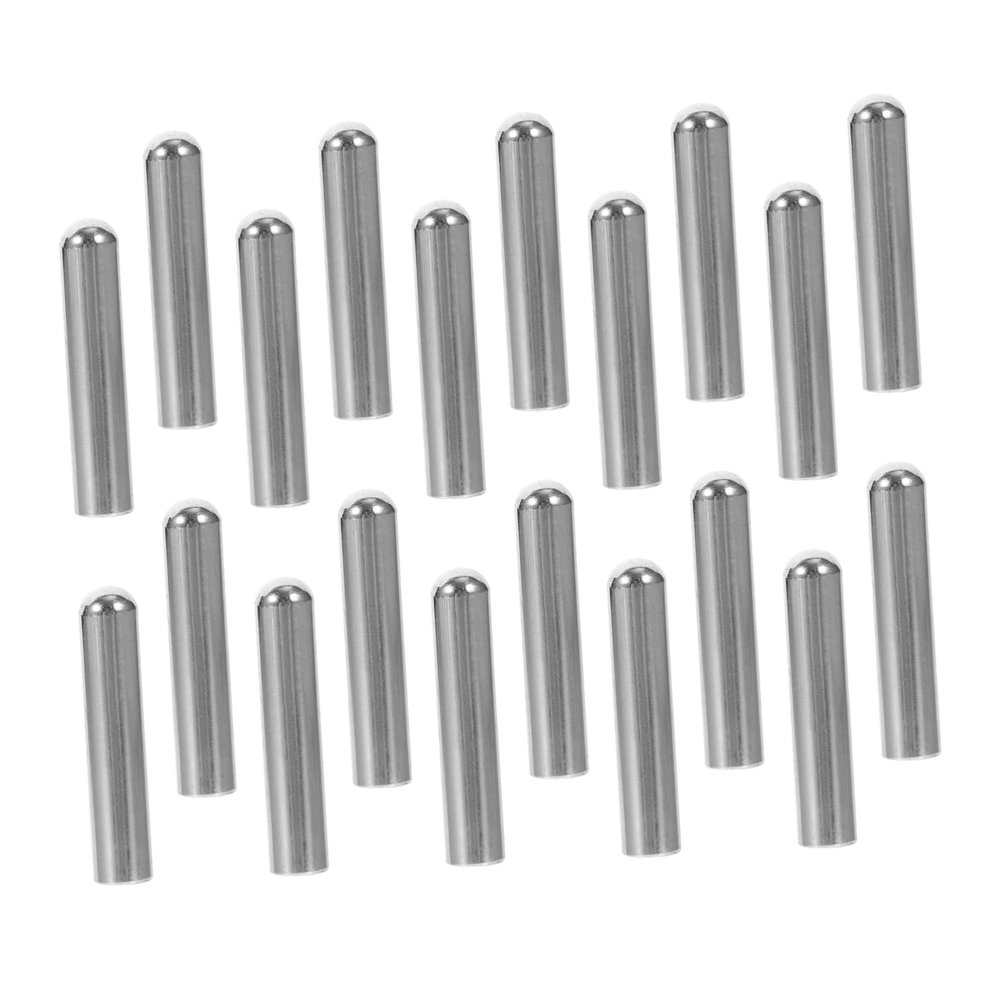 VALICLUD 20pcs Metal Shoelace Tips Aglets Silver Finish Diy Shoelace Accessories Replacement Caps for Standard Shoe Laces Suitable for Sneakers and Casual Shoes