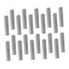 VALICLUD 20pcs Metal Shoelace Tips Aglets Silver Finish Diy Shoelace Accessories Replacement Caps for Standard Shoe Laces Suitable for Sneakers and Casual Shoes view 1