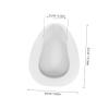 SOPOTUTU Portable Bedpan for Elderly Ergonomic Bedside Urinal for Bedridden Patients Lightweight Easy to Use for Home Practical Potty for Caregivers view 2