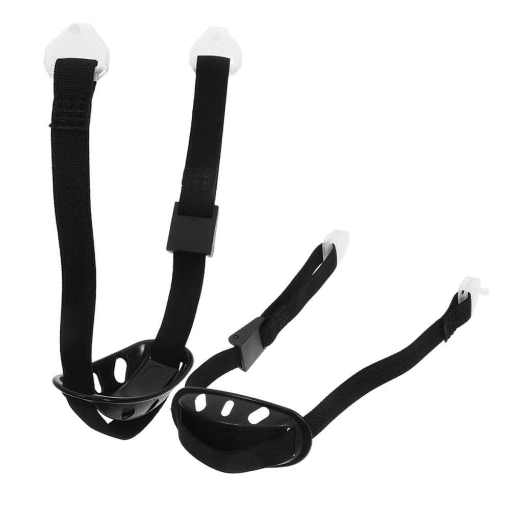 Ciieeo 2pcs Safety Helmet Chin Strap Protective Buckle Hard Hat Liner Strap for Construction Worker Helmet for Baseball Football Hockey