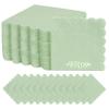 100 PCS RAINFLOW Cocktail Napkins - 2-Ply Sage Green Scalloped Napkins Disposable Decorative Bulk for Dinner Wedding Birthday Party Baby Shower Dessert Easter Folded 5 X 5 Inches view 1