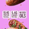 fu:di High Protein Seeded Rolls (4 Pack) - Low Carb, High Fibre, High Protein - Sesame, Flax & Sunflower Seeds, Keto Bread Rolls (180g) view 4