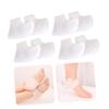 5 Pairs Silicone Heel Socks White Anti-Cracking Protective Cover view 4