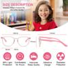 Aomig Kids Blue Light Blocking Glasses, Lightweight Anti Glare Eyewear view 2