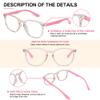 Aomig Kids Blue Light Blocking Glasses, Lightweight Anti Glare Eyewear view 3