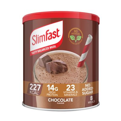 SlimFast Meal Replacement Powder Chocolate Flavour 300g (8 Meals)