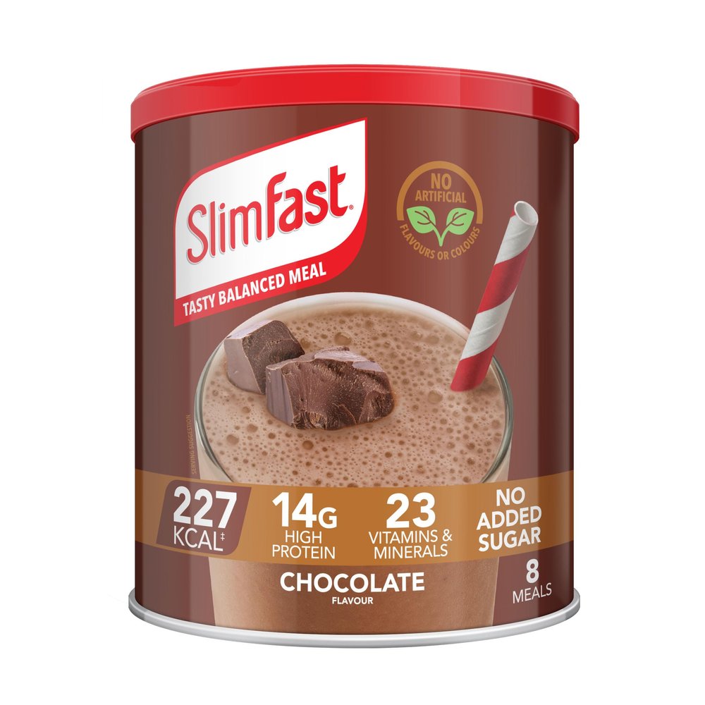 SlimFast Meal Replacement Powder Chocolate Flavour 300g (8 Meals)