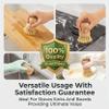 Bamboo Dish Scrub Brushes3pc eco-Friendly Bamboo Dish Brush Set with Ergonomic Handle Quick-Drying & Durable for Surface-Safe scrubbing Ideal for Iron cookwareWashing Cast Iron Pan/Pot view 3