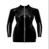 Black Level Women's Vinyl Dress RV Black L view 1