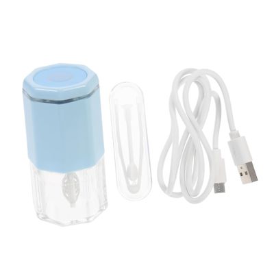 Baluue Electric Lens Cleaner Portable Lenses Cleaner Full-Automatic Contacts Lenses Cleaning Machine for Glasses Tool Washer Machine for Travel Use