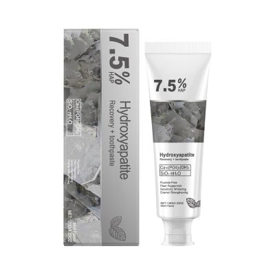 7% Hydroxyapatite Toothpaste, Enamel Protection, Fluoride-Free Sensitivity Whitening Toothpaste, Natural Freshness, Gentle Oral Care for Adult Kids, for Sensitive Teeth (1)