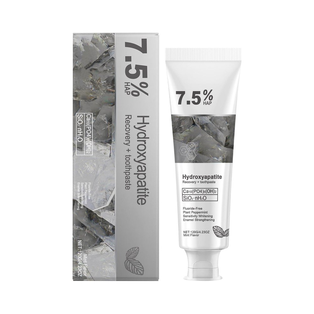 7% Hydroxyapatite Toothpaste, Enamel Protection, Fluoride-Free Sensitivity Whitening Toothpaste, Natural Freshness, Gentle Oral Care for Adult Kids, for Sensitive Teeth (1)