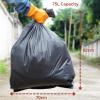 200 Heavy Duty Bin Bags 75L Extra Strong Black Refuse Sacks 10 Rolls of 20 Leak-Proof Liners for Home, Office, Garden Waste view 2