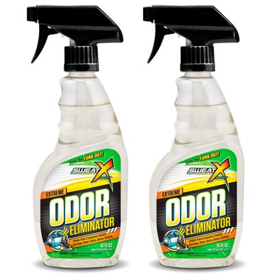 SWEATX Odor Eliminator Spray for Shoes and Clothes, 16 fl oz, 2 Pack