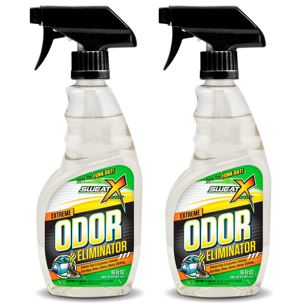 SWEATX Odor Eliminator Spray for Shoes and Clothes, 16 fl oz, 2 Pack