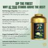AZ Teas Mint Green Tea - Loose Leaf - Gold Caddy - Pesticide Free - Made of the Finest/Premium Quality Tea Leaves from Japan with Natural Ingredients (AZ Teas Premium Green Tea) view 3