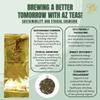 AZ Teas Mint Green Tea - Loose Leaf - Gold Caddy - Pesticide Free - Made of the Finest/Premium Quality Tea Leaves from Japan with Natural Ingredients (AZ Teas Premium Green Tea) view 4