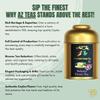 AZ Teas Sakura Green Tea - Loose Leaf - Gold Caddy - Pesticide Free - Made of the Finest/Premium Quality Tea Leaves from Japan with Natural Ingredients (Premium Green Tea) view 3