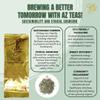 AZ Teas Sakura Green Tea - Loose Leaf - Gold Caddy - Pesticide Free - Made of the Finest/Premium Quality Tea Leaves from Japan with Natural Ingredients (Premium Green Tea) view 4