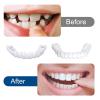 Wttfc Snap on Dentures, Instant Veneers Dentures, Clip in Veneers Teeth, Fake Teeth Veneers, Clip on False Teeth Top and Bottom, Whitening Cosmetic Teeth for Men Women Regain Confident Smile view 4