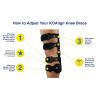 Hinged Knee Brace, Adjustable Knee Support Recovery Immobilizer, Orthopedic Hinged Knee Brace, Knee Unloader Brace Meniscus, for Meniscus Tears and Sprains, Arthritis Pain 1 view 4