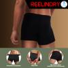 REELINDRY Incontinence Underwear for Men Leak Proof High Absorbency 2.3 oz Odor Control Bladder Leakage Washable Boxer Briefs 3 Pack (3 Black, 6XL) view 2