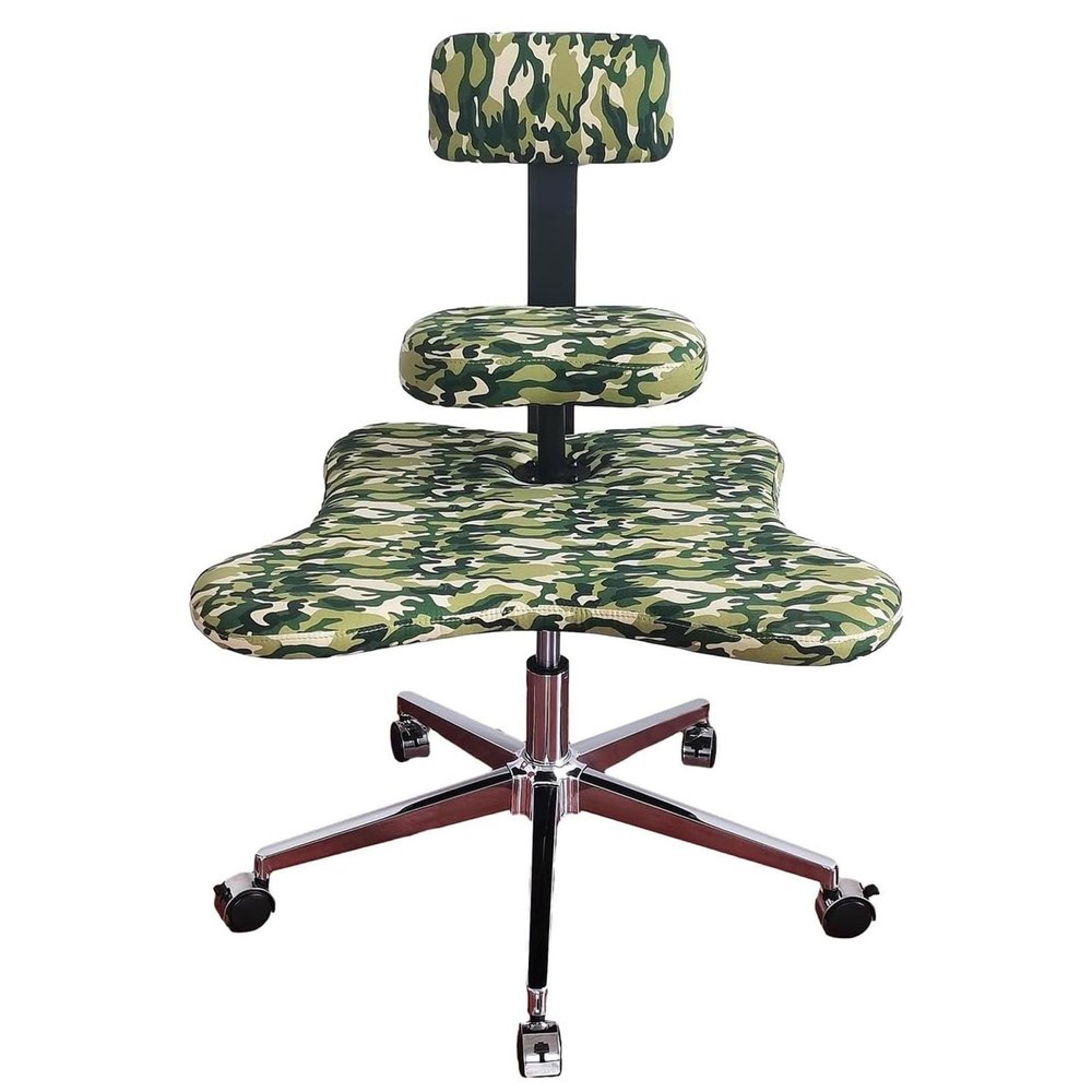 ZERAPH Ergonomic Cross Legged Office Chair for Home & Office Adjustable Height Meditation Chair with Back Support for Teenagers and Adults