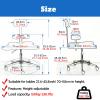 ZERAPH Ergonomic Cross Legged Office Chair for Home & Office Adjustable Height Meditation Chair with Back Support for Teenagers and Adults view 4