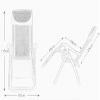 Classic Lounge Chairs Sun Lounger/Patio Reclining Chairs Outdoor Rocking Chair For Adults Zero Gravity Patio For Heavy People - Reclining Folding Barbell For Garden Portico Portico Portico Support 2 view 4