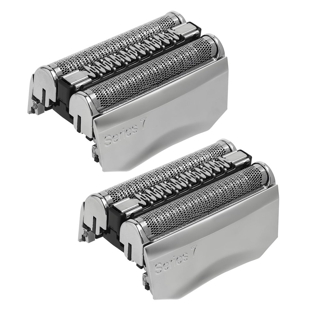 70S Series 7 Replacement Shaving Heads Compatible with Braun S7 Replacement Head Wet and Dry, 70s Blades for Braun Series 7 Electric Shaving Foil Shaver 720, 750CC, 760CC, 790CC, 9565 etc. (2-Pack)
