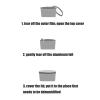 Moisture Absorbers Boxes - Quick Absorbing Moisture | Closet Humidity Absorber | Powerful Long-Lasting Humidity Remover | Versatile Desiccant for Closets Wardrobes Shoe Cabinets Storage Units view 4