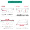 Eyekepper 5-pack Oversized Reading Glasses Square Large Frame Readers for Men and Women - Clear +1.25 view 3
