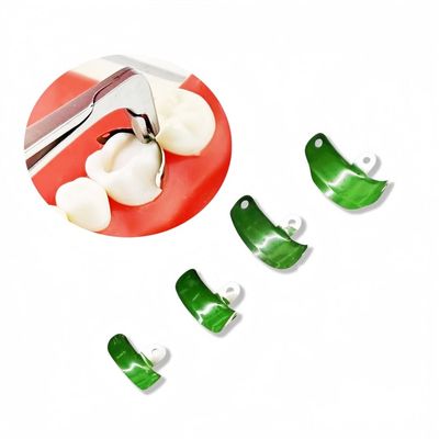 50pcs/pack Dental Matrix Bands Sectional Contoured Metal Matrices Matrix Bands With PTFE Non-Stick Coating Matrices (1 case(50pcs) 3.5mm)