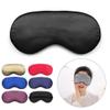 Silk Sleep Eye Mask Padded Shade Eye Cover Patch Sleeping Mask Eyemask Blindfolds Travel Relax Rest Women Men(Light Pink) view 2