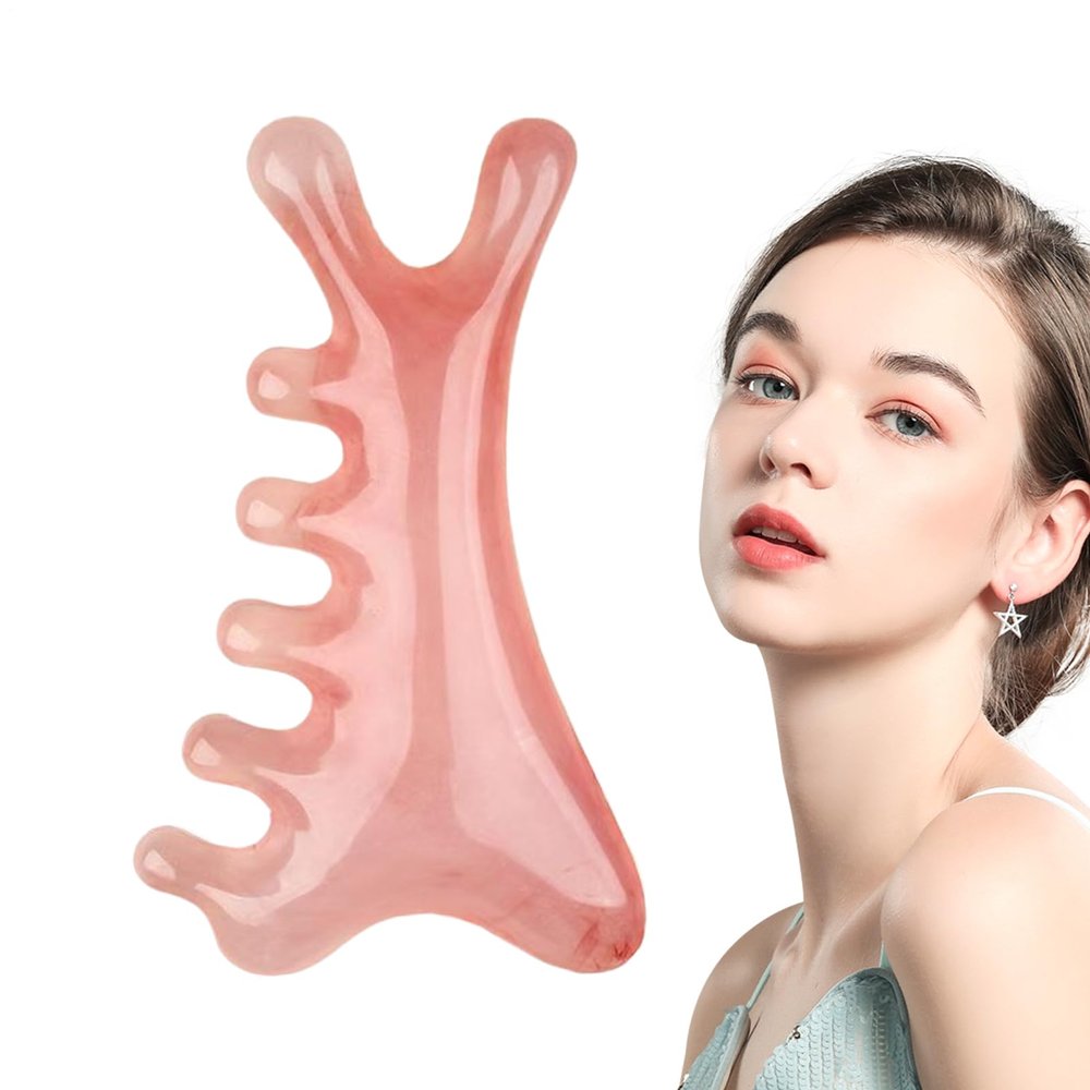 Hair Massager Scalp Resin Jade Comb Massage Tool