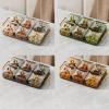 YUXITA Removable Snacks Platter Portable Dried Fruit Tray Candy Storage Box Snacks Fruit Tray Divided Serving Dishes Enduring view 2