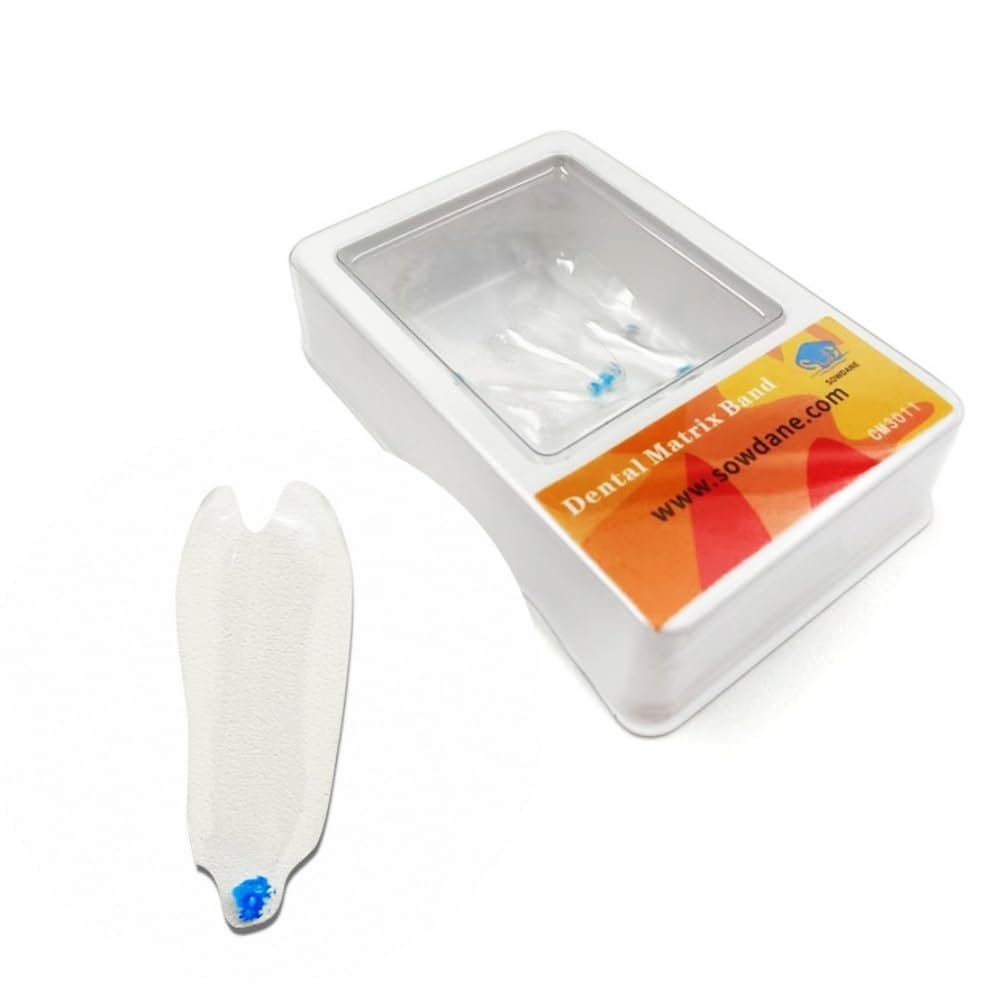 10 pcs/pack Dental Clear Matrix Anterior PosteriorFit Bioclear BT Transparent Matrices Teeth Molar Bow Class Restoration Black Triangle (B2 Wide Distal Anterior Matrix)