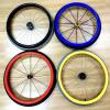 007,24in,24Inch Silicone Wheelchair Push Rim Covers, Non-Slip Wear-Resistant Hand Push Cover, Wheelchair Handrim Covers, Wheelchair Rear Wheel Cover for Improve Grip And Traction, Easy To Install view 4