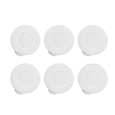 6 Pack Silicone Bottle Caps Multipurpose Milk Bottle Caps For Milk And Beverages Offering Seals And Reusability