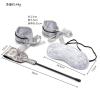 Comfortable Adjustable Soft Handcuff Set-UKRB90 (Handcuff+Blindfolds+Paddle) view 2