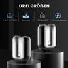 2025 Upgraded Waterproof Mini Electric Shaver for Men Portable Cordless Travel Shaver with Deep Cleaning, Multi-Functional Trimmer & Gentle Grooming (Silver) view 2