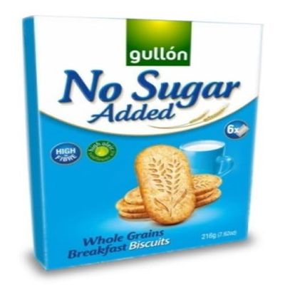 Gullon No Added Sugar Breakfast Biscuits 216g x 8