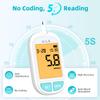 AILE Blood Glucose Monitor Kit, 50 Glucometer Strips, 50 Lancets, 1 Blood Sugar Monitor, Blood Sugar Test Kit with Voice Broadcast, Diabetics Meter for Home Use Test, No Coding, Large Display (A616) view 3