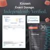 Known Creatine Gummies Value Pouch - 5600mg Creatine Monohydrate - Peach Flavour - 150 Gummies 30 Days Supply - Third-Party Tested view 2