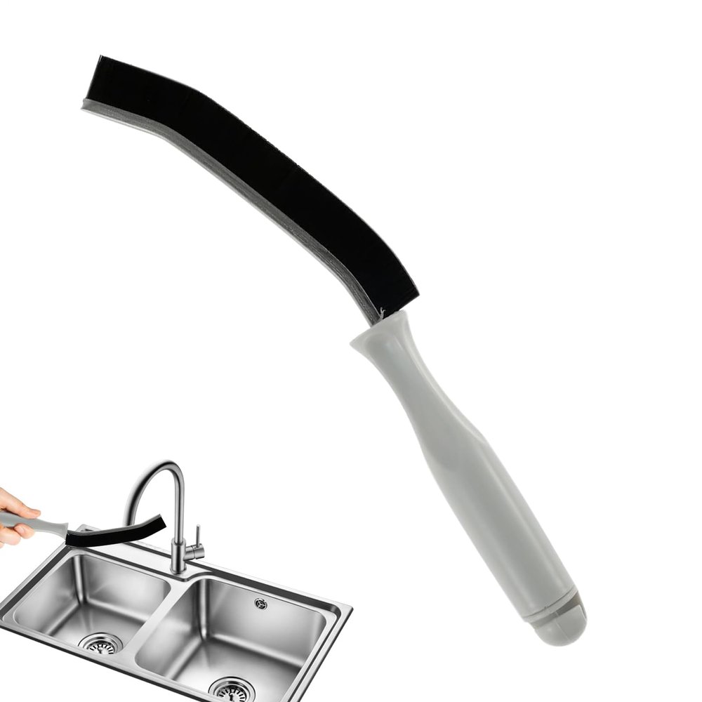 Crevice Cleaning Tool Angled Long-Handled Ergonomic
